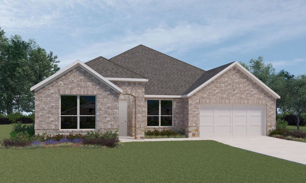 New construction Single-Family house Plan 2461 (Drh 50), 1480 Imerial Ranch Way, Dayton, TX 77535 - photo