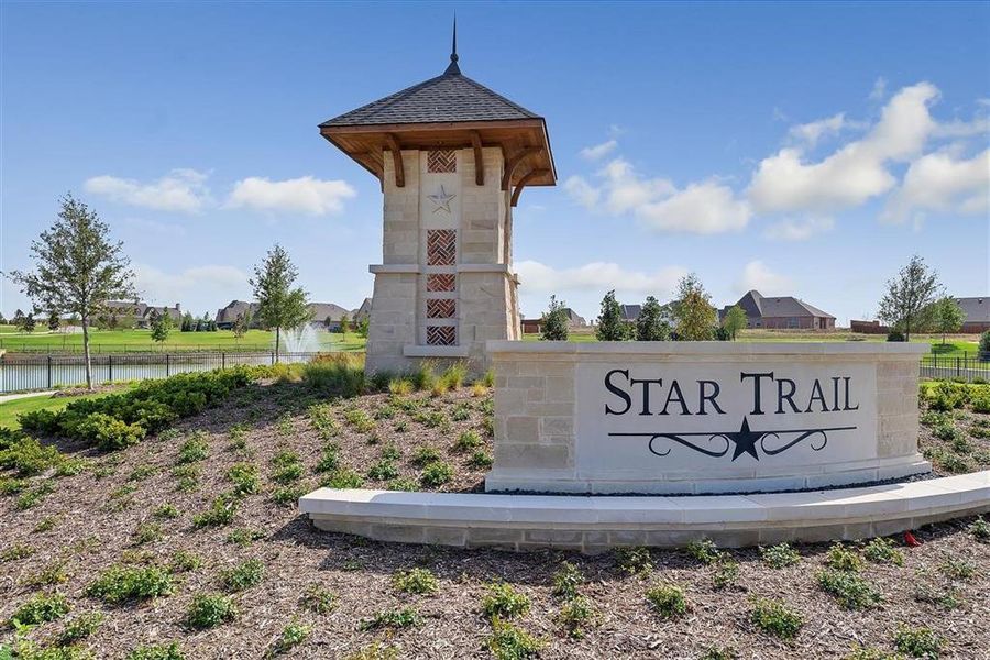 Star Trail is a master planned community with half of designed for recreation.