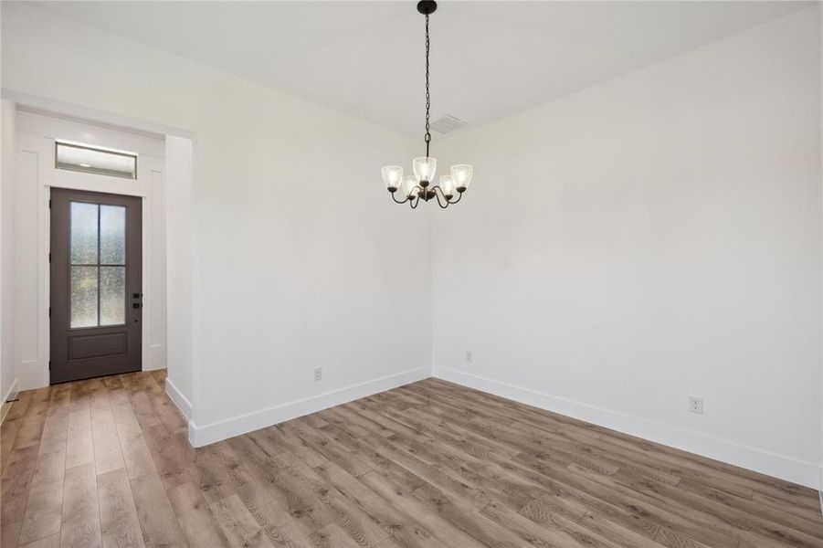 Formal dining room