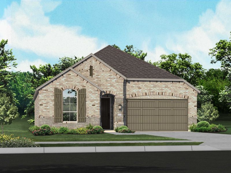 New construction Single-Family house Glenhurst Plan, 1604 Swan Street, Van Alstyne, TX 75495 - photo
