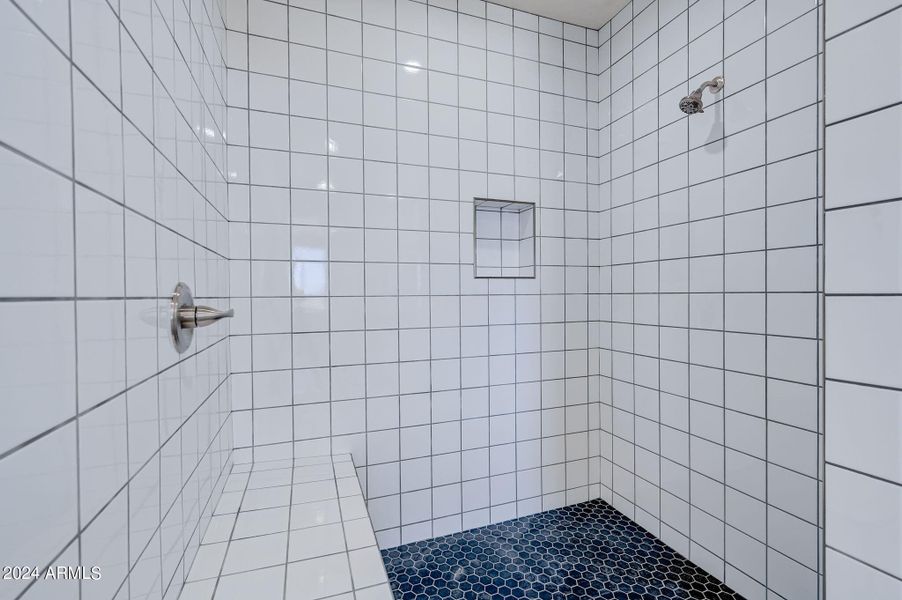 Modern Tiled Walk-In Shower