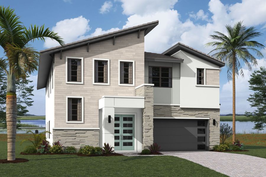New construction Single-Family house Kahlo, 8701 Sheridan Street, Cooper City, FL 33024 - photo