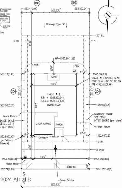 Lot 205 plot plan