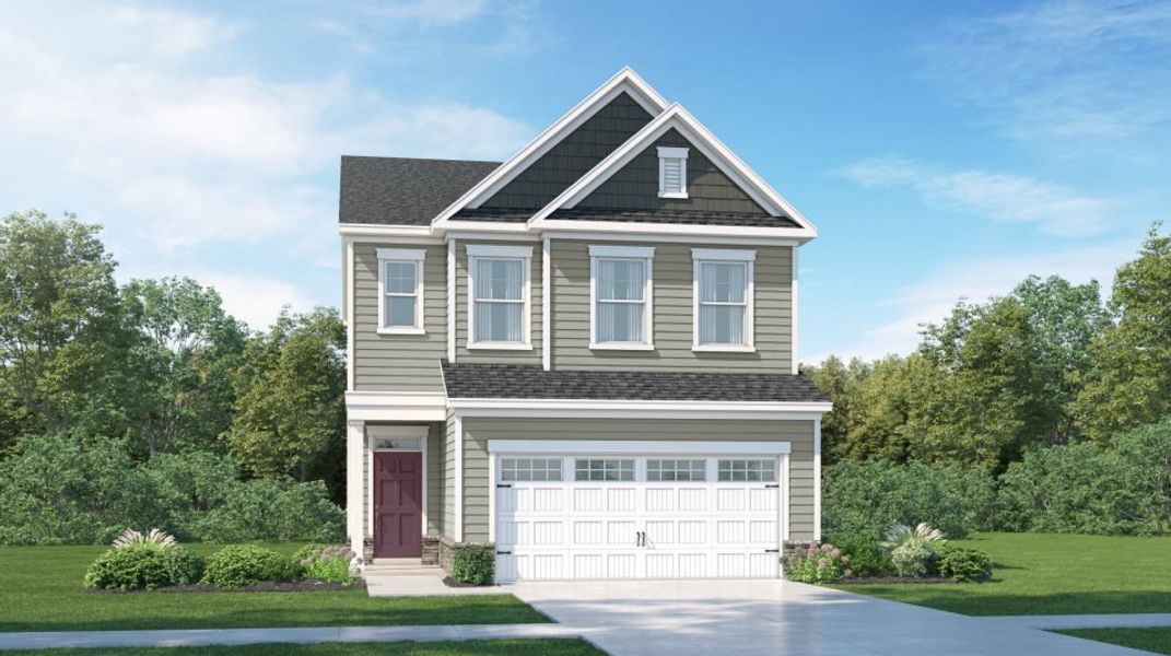 New construction Single-Family house 323 Aster Bloom Ln, Raleigh, NC 27610 Chadwick- photo