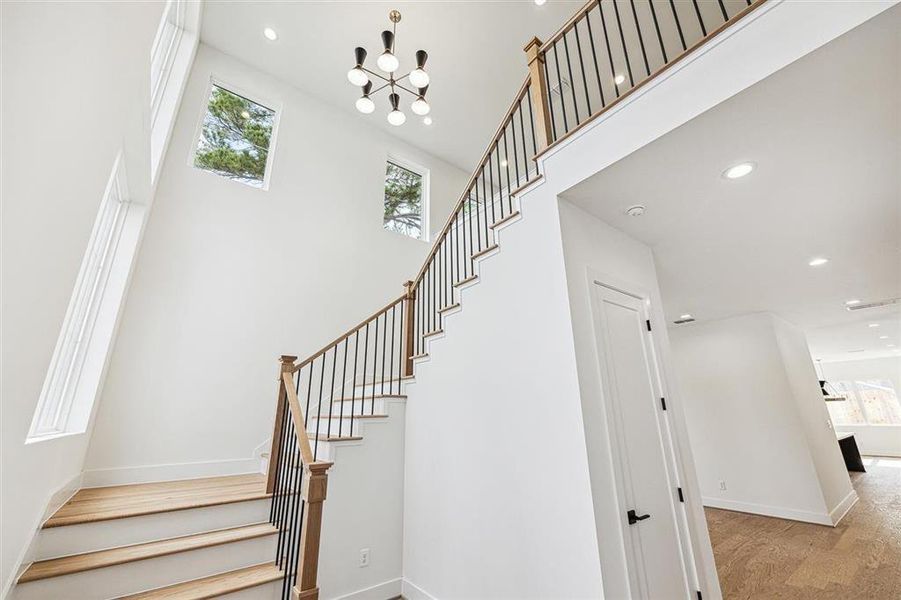 Foyer. Representative photo from a similar home completed by the builder, Homebound.