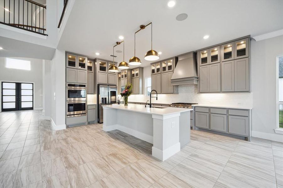 Natural light throughout the home, along with LED Disc lighting throughout, and under cabinet lighting, provides a beautiful and a welcoming ambiance.