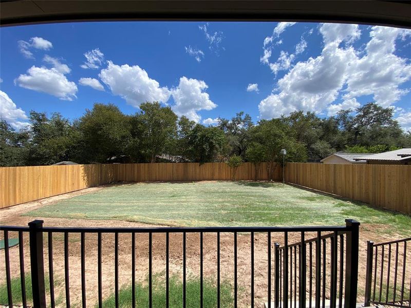 Backyard View From Deck