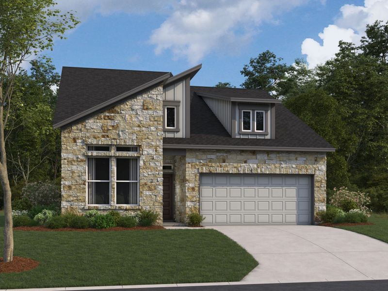 New construction Single-Family house Devon - Capital Series, 1403 North Roger Hanks Parkway, Dripping Springs, TX 78620 - photo