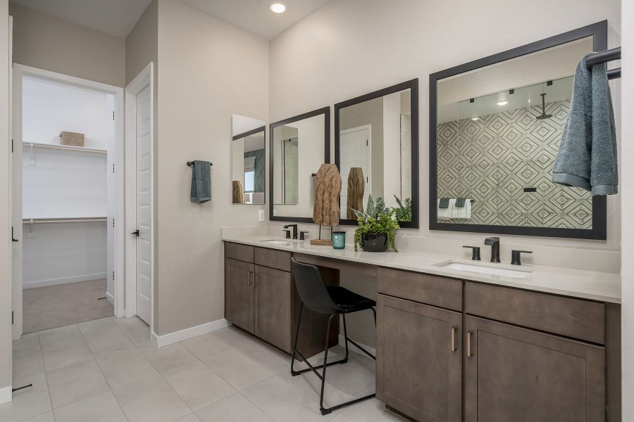 Primary Bathroom | Pastora | Wildera – Peak Series | New Homes in San Tan Valley, AZ | Landsea Homes