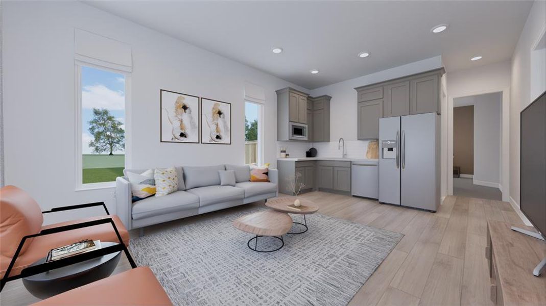 NextGen Suite Living and Kitchenette.*Photos are a representation. Not actual homesite.*