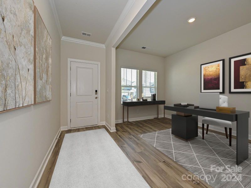 InPhoto is not of the actual home, but is an inspirational photo of builder’s model home and may depict options, furnishings, and/or decorator features that are not included