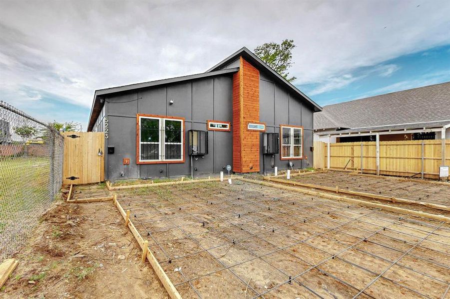 View of rear view of house