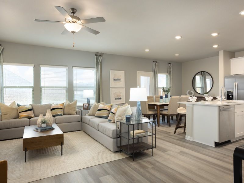 Enjoy the open floorplan concept in The Olympic.