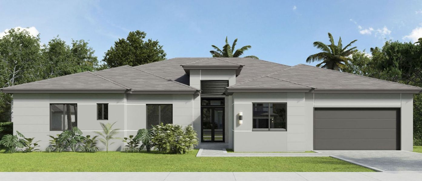 New construction Single-Family house Helia III, SW 157, Miami, FL 33187 - photo