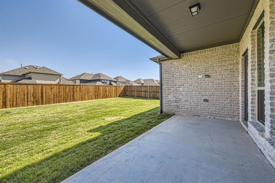 View of yard featuring a patio