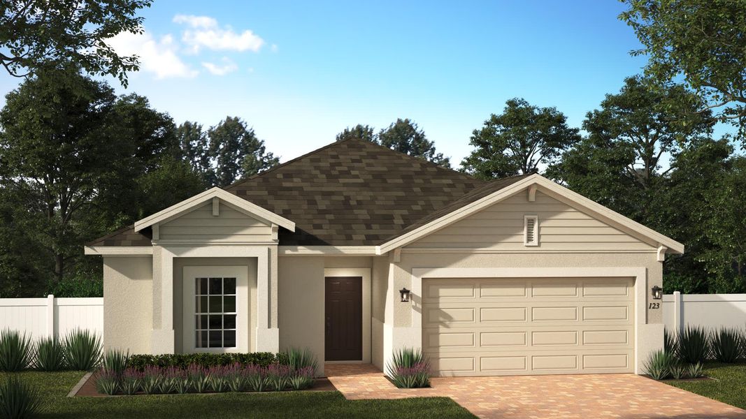 Kensington Cladding Elevation | Harrell Oaks in Orlando, FL by Landsea Homes