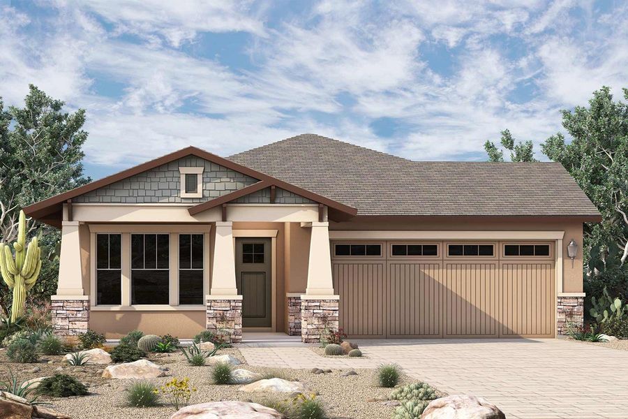 New construction Single-Family house The Schrader, 2038 West Union Park Drive, Phoenix, AZ 85085 - photo