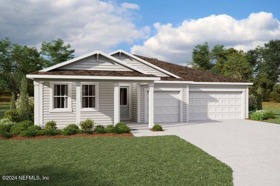 New construction Single-Family house 2856 Bella Terra Loop, Green Cove Springs, FL 32043 Hawkin- photo