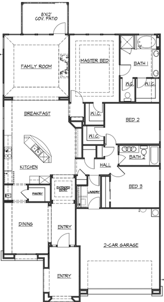 New construction Single-Family house Plan 1977, 2918 Blenheim Park, Bulverde, TX 78163 - photo
