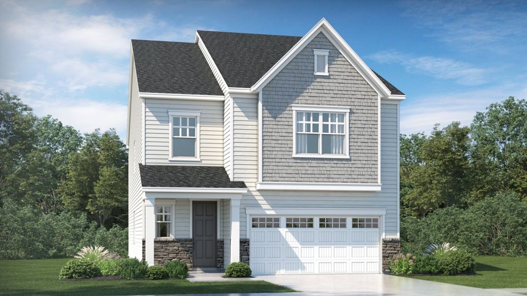 New construction Single-Family house Norwood, 2401 Pikes Peak Drive, Raleigh, NC 27616 - photo