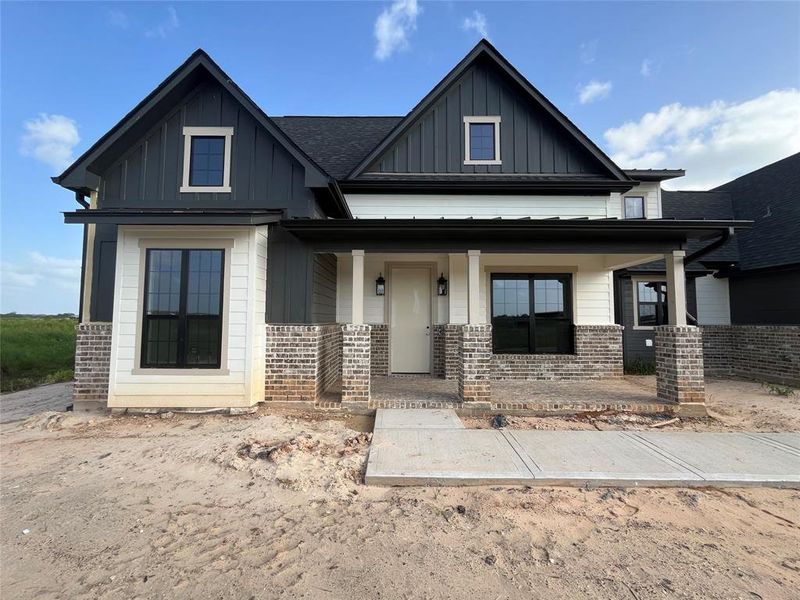 Welcoming front porch