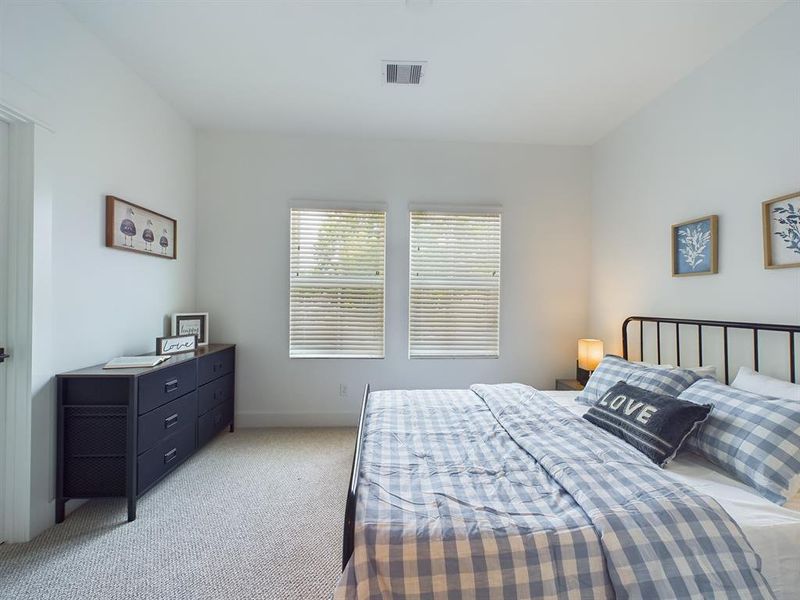 Secondary bedroom located on the second floor with jack & jill bathroom.