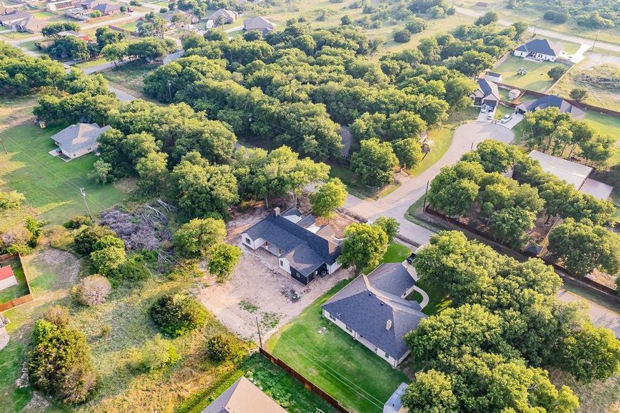 View of birds eye view of property