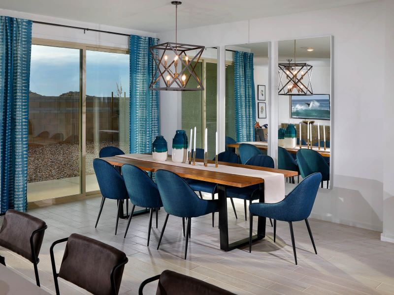 The Lark plan modeled at The Foothills at San Tan Ridge.