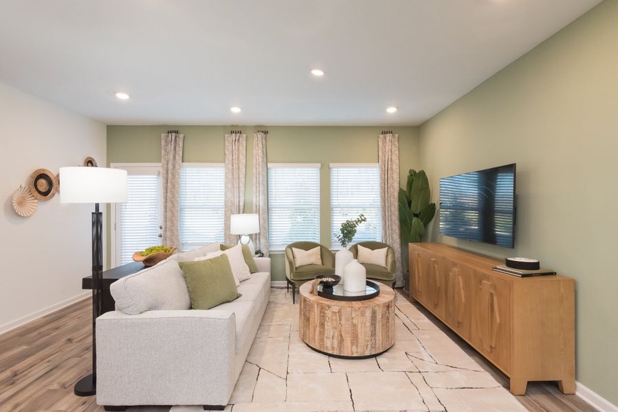 A bright and open-living area for you to enjoy time with your loved ones.