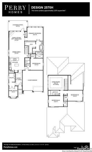 New construction Single-Family house 1821 Field Brook, Seguin, TX 78155 Design 2570H- photo