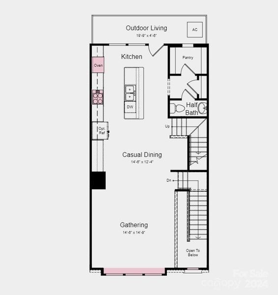 Structural options added:  Gourmet kitchen and ledge in owner's bath.