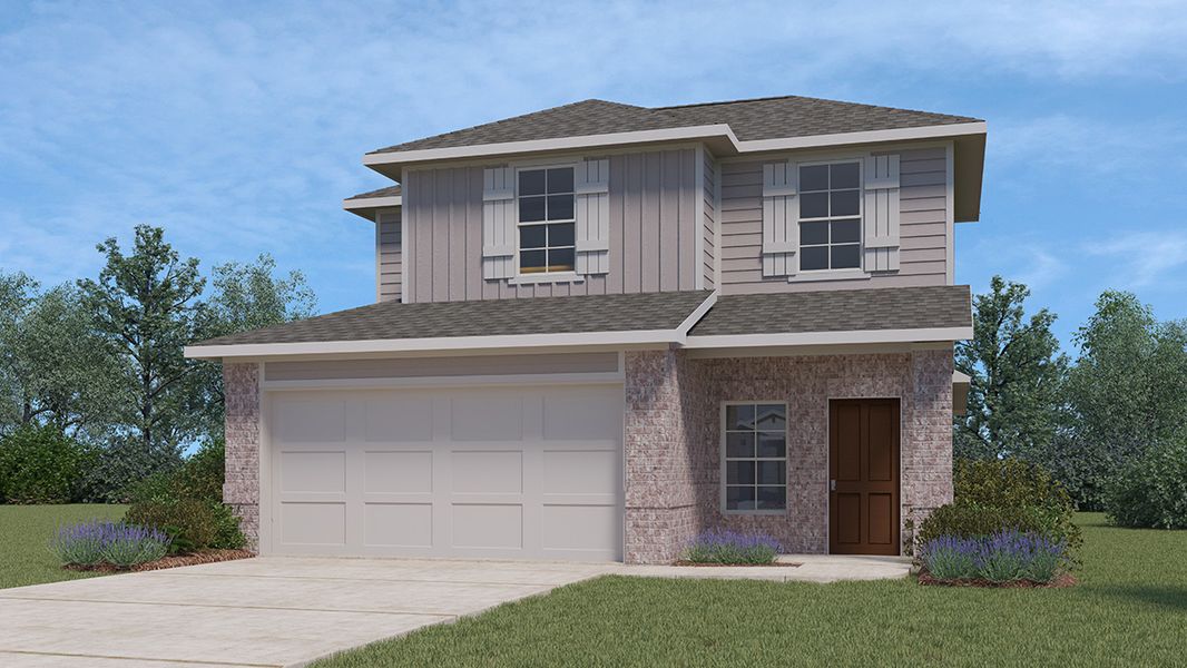 New construction Single-Family house The Florence, 104 Middle Green Loop, Floresville, TX 78114 - photo