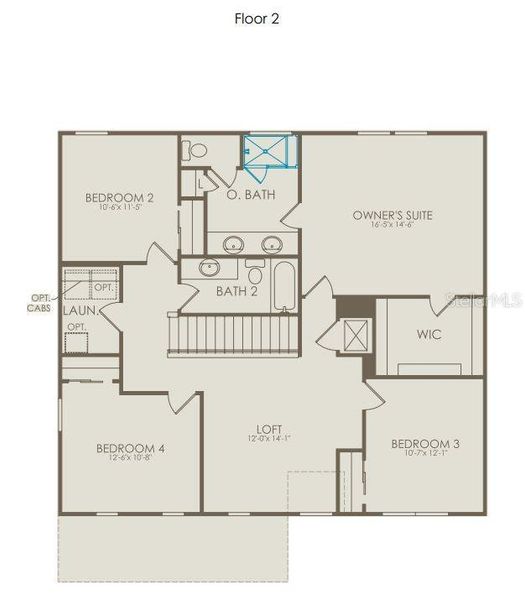 Floor Plan - Floor Two