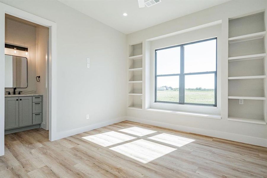 Example of builders bedroom