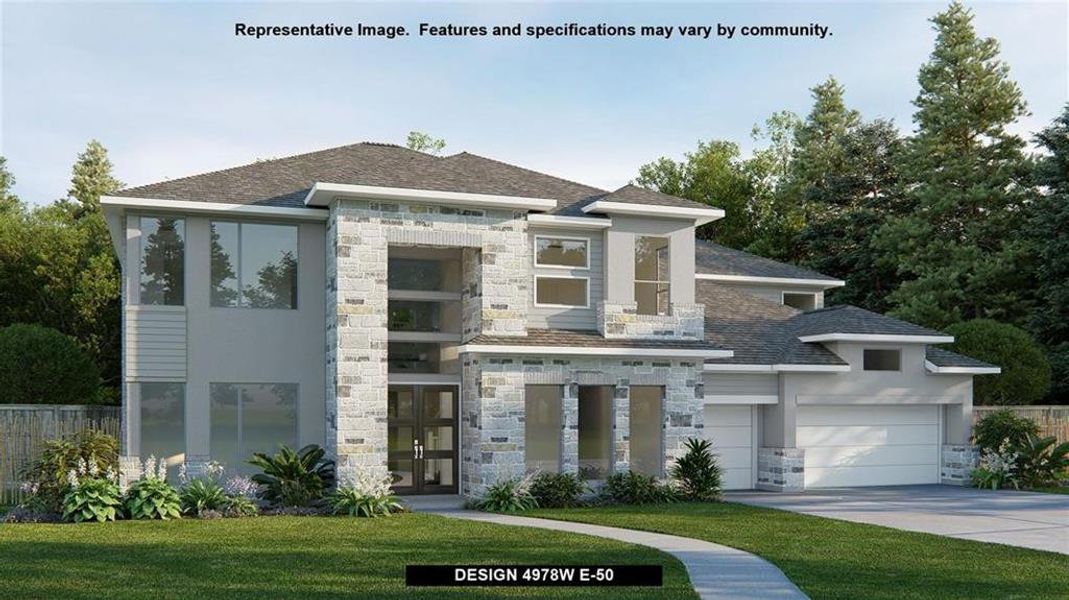 New construction Single-Family house 2341 Beebalm Street Dr, Leander, TX 78641 Design 4978W- photo