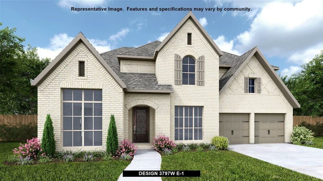 New construction Single-Family house Design 3797W, 124 Founders Grove Loop, Willis, TX 77318 - photo