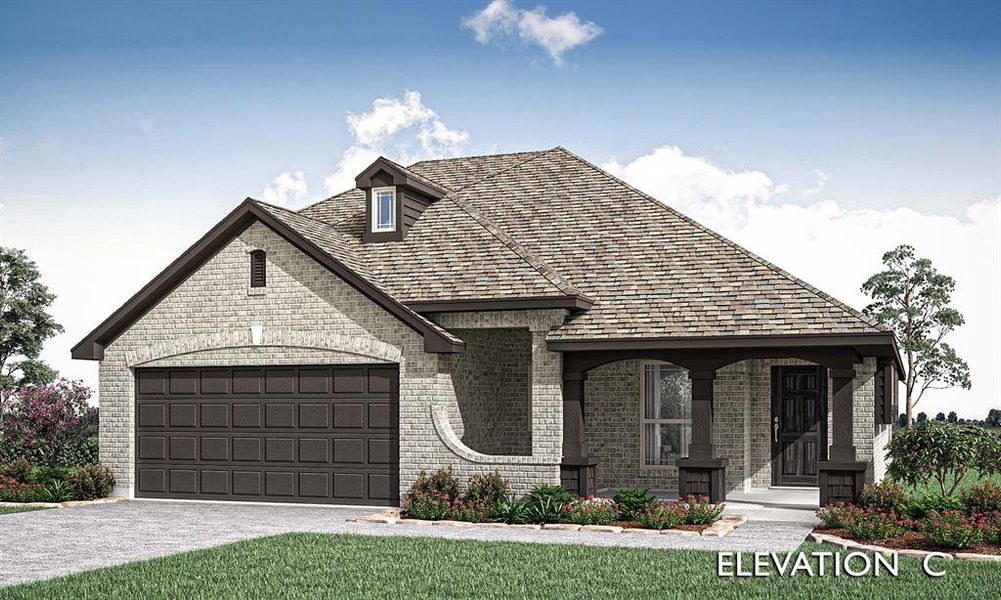 New construction Single-Family house 1945 Silverleaf Drive, Glenn Heights, TX 75154 Dogwood III- photo