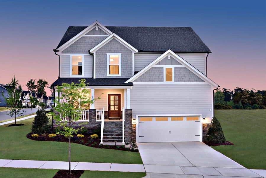 New construction Single-Family house 4501 Brintons Cottage Street, Raleigh, NC 27616 Epiphany B- photo