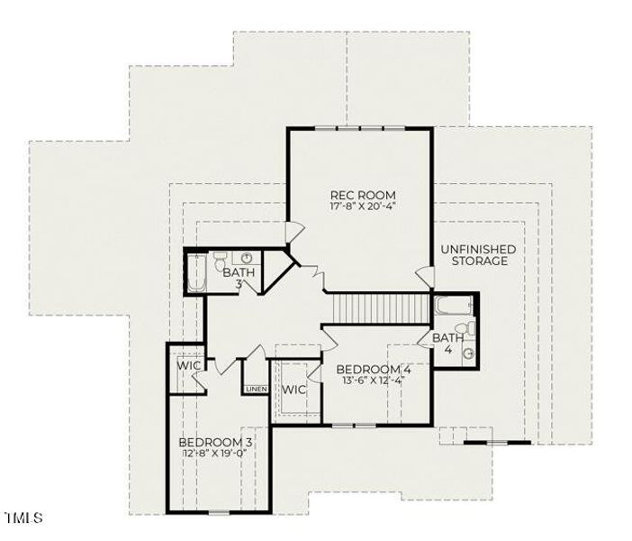 Hamilton Craftsman Floor Plan 2nd Floor