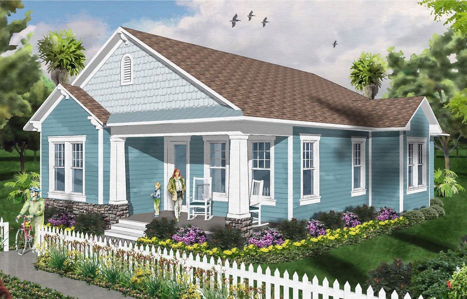 New construction Single-Family house The Windsor, 541 East Plymouth Avenue, Deland, FL 32724 - photo