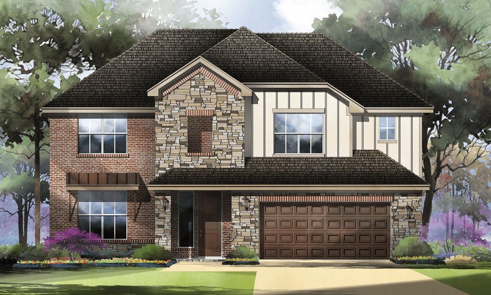 New construction Single-Family house Castell, 28430 Colares Way, San Antonio, TX 78260 - photo