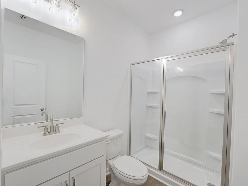 First Floor Guest Bath Note: Sample product photo. Actual exterior and interior selections may vary by homesite.