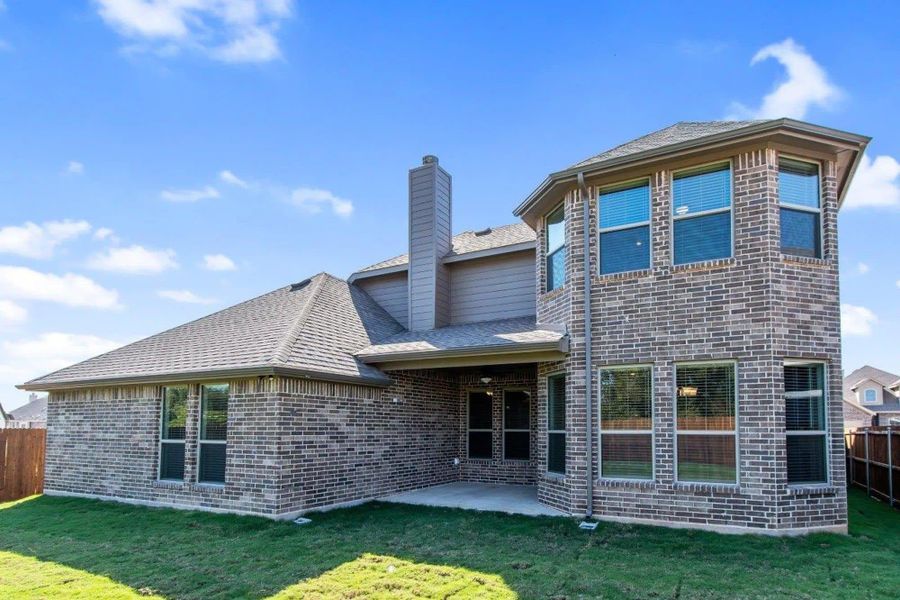 Rear Exterior | Concept 2393 at Lovers Landing in Forney, TX by Landsea Homes