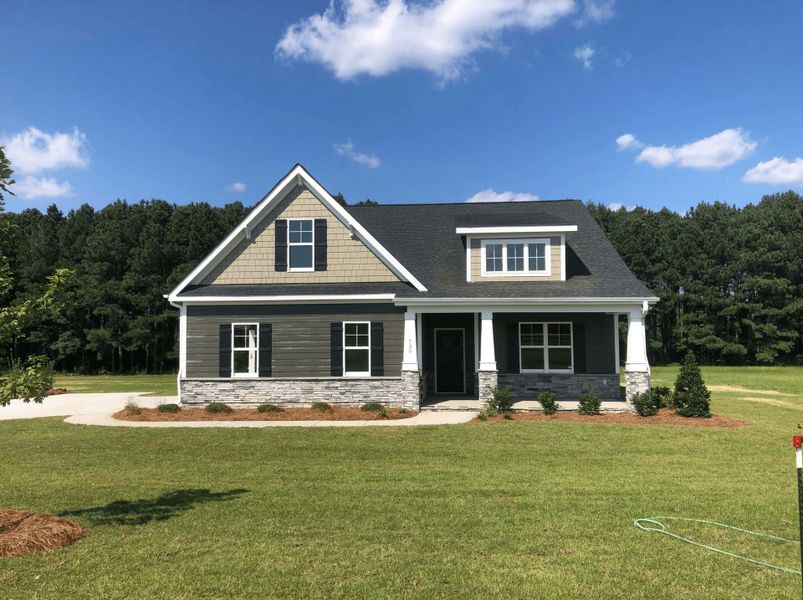 New construction Single-Family house The Lauren H, 406 South 6th Street, Smithfield, NC 27577 - photo