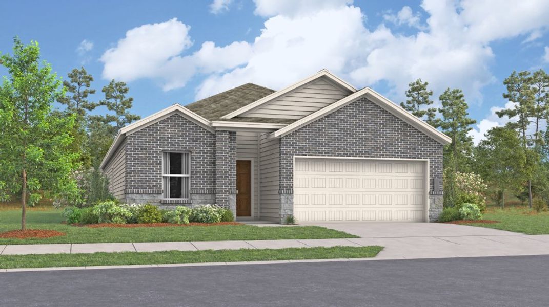 New construction Single-Family house 3512 Axis Hill St, New Braunfels, TX 78132 Thayer- photo