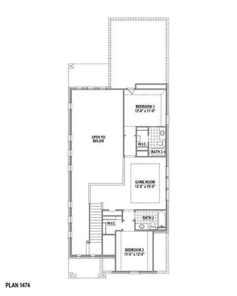 Plan 1474 2nd Floor
