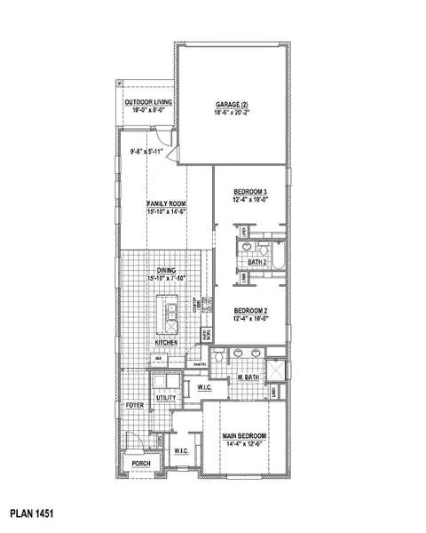 Plan 1451 1st Floor