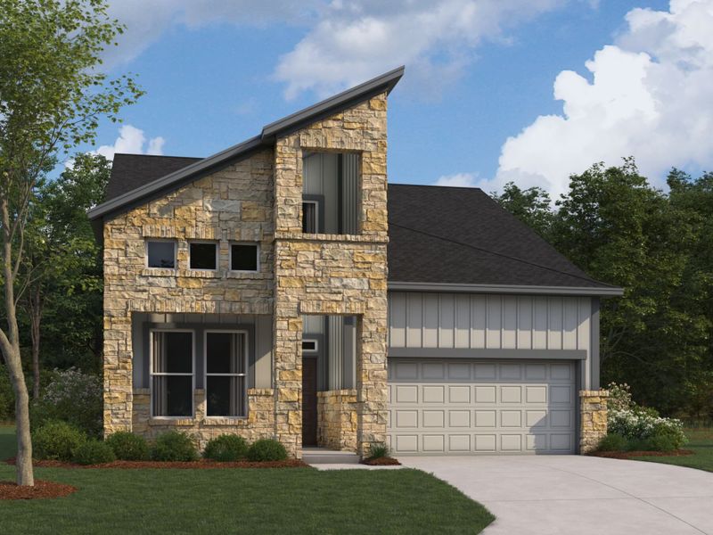 New construction Single-Family house Braford - Capital Series, 1403 North Roger Hanks Parkway, Dripping Springs, TX 78620 - photo