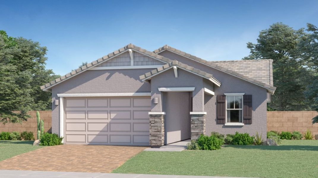 New construction Single-Family house Coronado Plan 3560, 15620 W. Miami Street, Goodyear, AZ 85338 - photo
