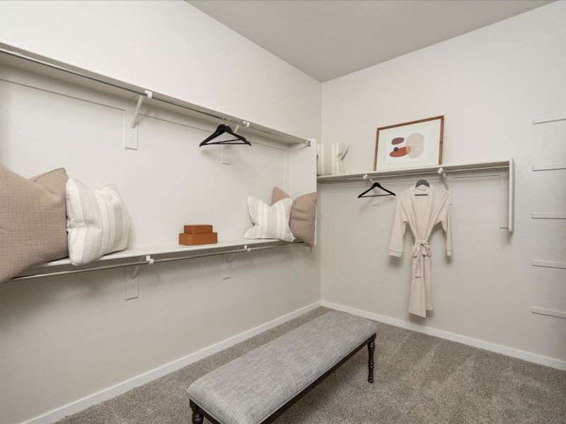 Walk-In Closet in the Lennon Floorplan at Abel Ranch